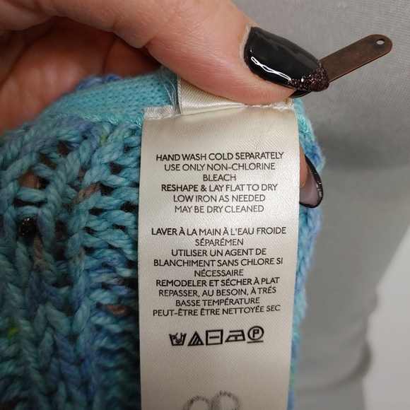 Free People knit fleece sweater S - Picture 10 of 12